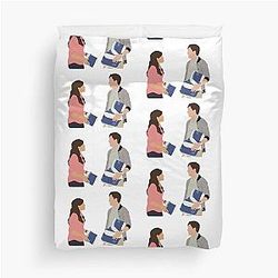 Superstore Amy and Jonah Duvet Cover