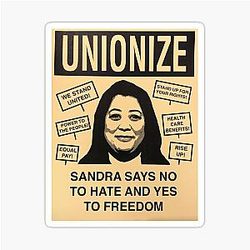 Sandra's union superstore Sticker
