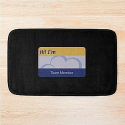 Superstore Nametag Bath Mat