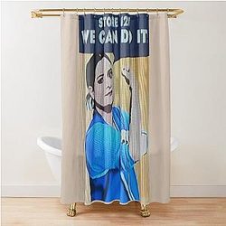 Dina Superstore Steps Challenge Shower Curtain