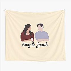 Amy and Jonah Superstore Tapestry