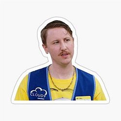 Bo Thompson Cloud 9 Superstore TV Character Fan Art Sticker