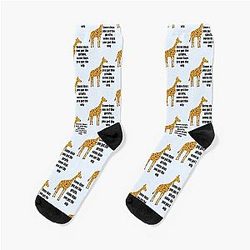 Some Days You Get the Giraffe Some Days You Get The Wig - Superstore Socks