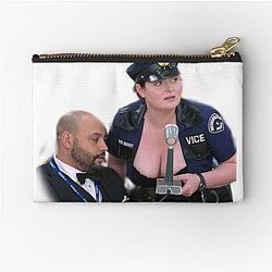 Garrett and Dina Halloween Zipper Pouch