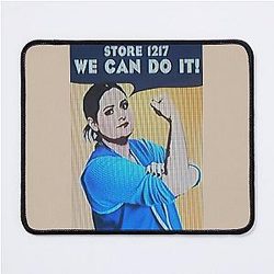 Dina Superstore TV Show Steps Challenge Episode Mouse Pad