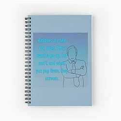 Superstore Quote Glenn Spiral Notebook