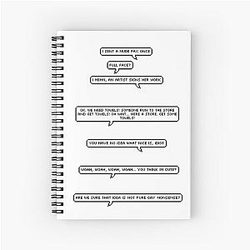 Superstore Funny Quotes Spiral Notebook