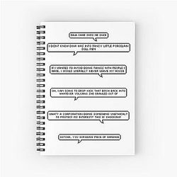 Superstore funny quotes pack Spiral Notebook