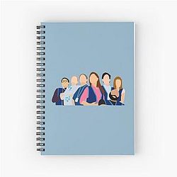 Superstore cast spiral notebook