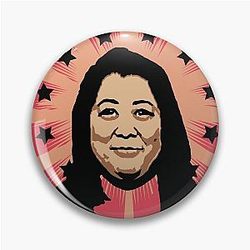 Superstore Sandra's Rise Up Pin