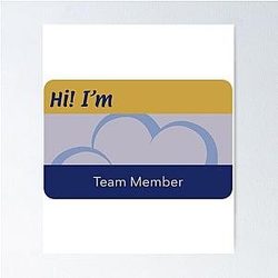 Superstore Nametag Poster
