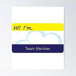 Superstore Nametag Poster