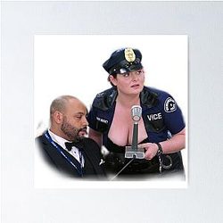 Superstore Garrett and Dina Halloween Poster