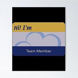 Superstore Nametag Poster
