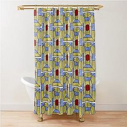 Stained Window in Suspiria Shower Curtain
