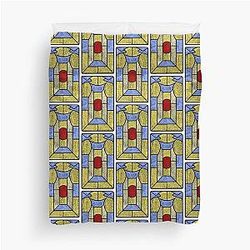 Stained Window in Suspiria Duvet Cover