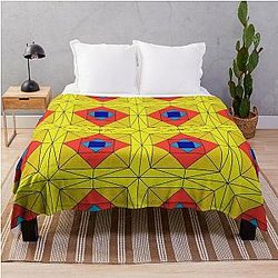 Suspiria Stained Glass Throw Blanket