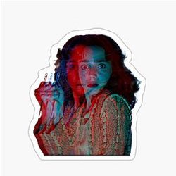 Suspiria Red and Blue Sticker 1977