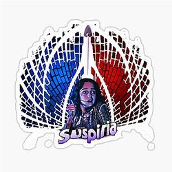 Suspiria Technicolor Art Sticker
