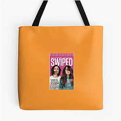 Swiped stars Lily James as the founder of Bumble Swiped Bags