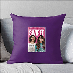 Swiped stars Lily James as the founder of Bumble Swiped Pillows Cover