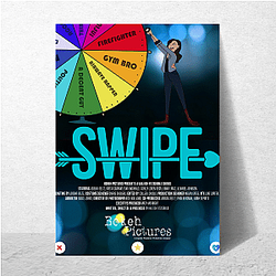 Swiped centers on a woman creating a female focused dating platform Swiped Posters