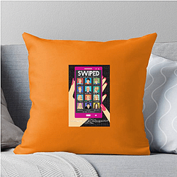 Swiped is based on the true story of Whitney Wolfe Herd Swiped Pillows Cover