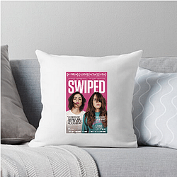 Swiped stars Lily James as the founder of Bumble Swiped Pillows Cover