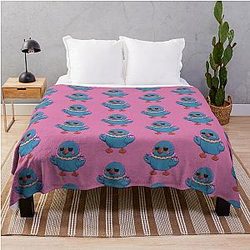 Sylus Blue Pelushie - Love and Fanart Throw Blanket