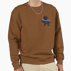 Sylus Grumpy Crow Pelushie Love DeepSpace Fanart Pullover Sweatshirt