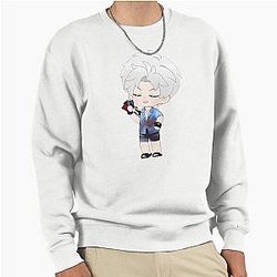 Love and Deepspace Sylus Beach Boi Chibi Pullover Sweatshirt