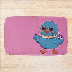 Sylus Blue Pelushie Love and Fanart Bath Mat