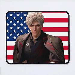 Love Deepspace Sylus Sylus Qin Sylus American flag Sylus tapestry Sylus banner Qin Mouse Pad