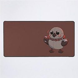 Sylus Snowfield Crow Pelushie - Love and Fanart Desk Mat