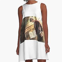 Sylus Love and Space Piano A-Line Dress