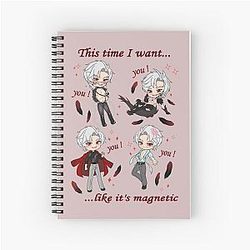Chibi Sylus Magnetic Spiral Notebook