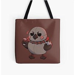 Sylus Snowfield Crow Pelushie Love Deep Space Fanart All Over Print Tote Bag