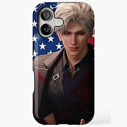Love and Space Sylus American Flag Qin Che Tough Case