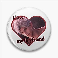 Love Deepspace - Sylus - Otome Game LADS Qin Che Sticker I Love Sylus I Love My Boyfriend Pin