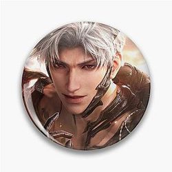 Dragon Headshot Love and Pin