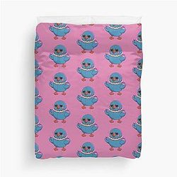 Sylus Blue Crow Pelushie - Love and Deep Space Fanart Duvet Cover