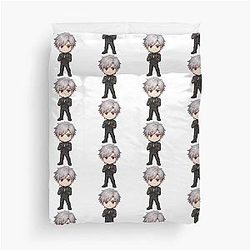 Sylus Chibi Duvet Cover is already clean.