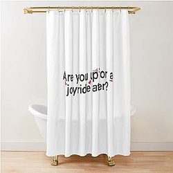 Sylus - Are you up for a joyride later - Love and Deep space Shower Curtain