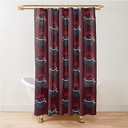 Sylus Crow Pelushie Love and DeepSpace Fanart Shower Curtain
