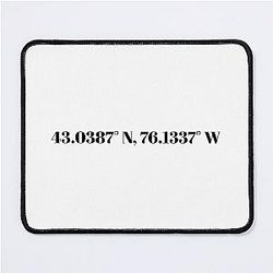 Syracuse Coordinates Mouse Pad