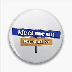 Meet Me on Marshall Street Syracuse Pin
