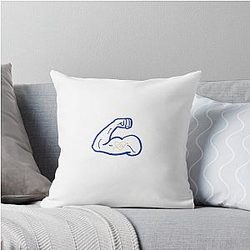 syracuse muscles Throw Pillow