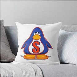 SYRACUSE CLUB PENGUIN Throw Pillow