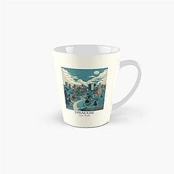 Syracuse New York Vintage Poster - Central NY Cityscape Tall Mug