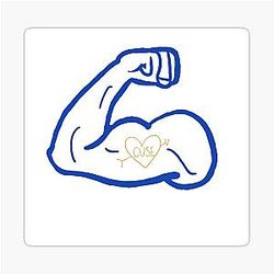 syracuse muscles Sticker